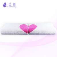 佳爽EQ4 愛心情侶枕頭 慢回彈親水棉雙人枕芯 護(hù)頸椎保健結(jié)婚送禮用
